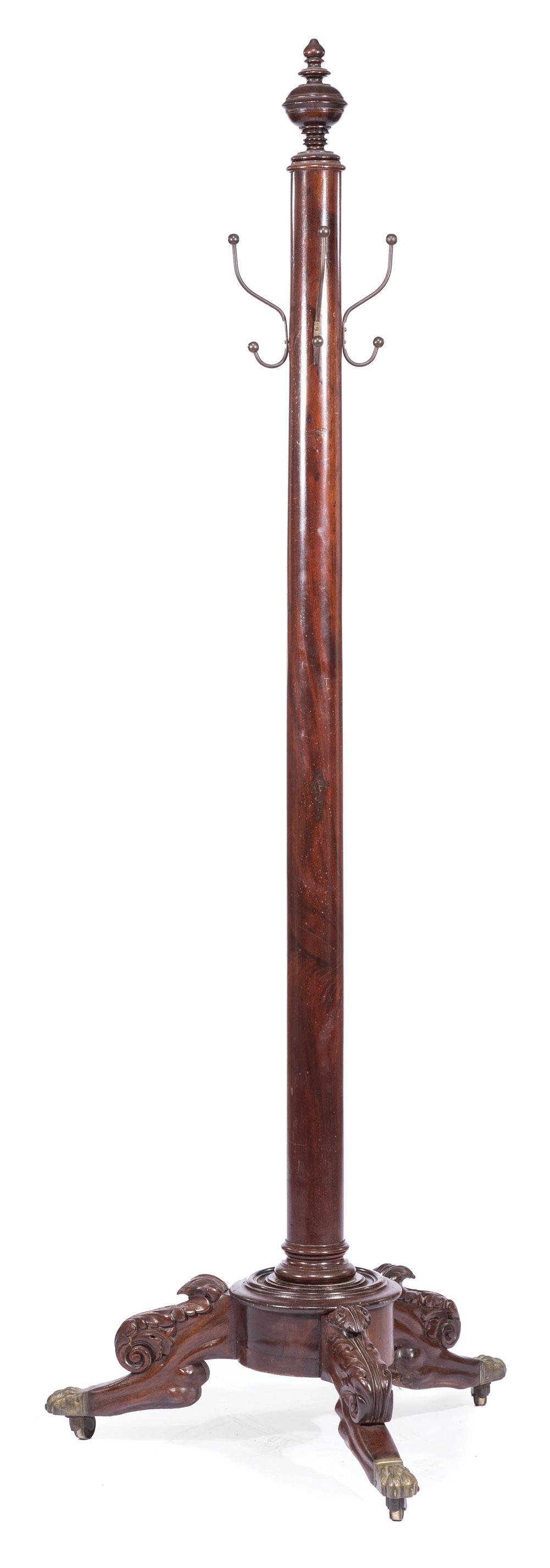 American Carved Mahogany Hall Stand (1 of 1)
