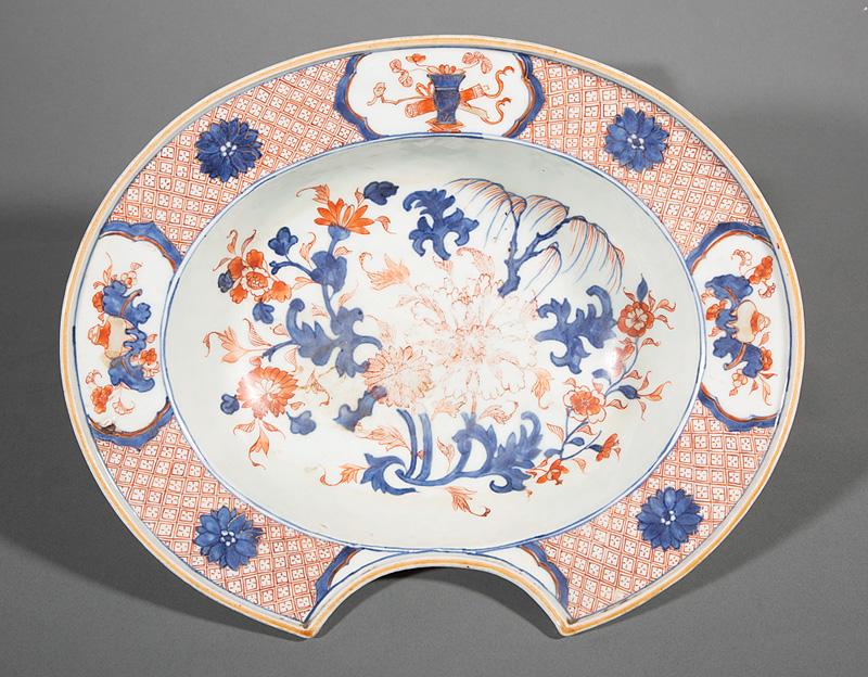 Chinese Export Imari Porcelain Barber's Basin (1 of 2)
