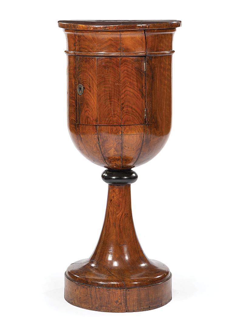 Biedermeier Inlaid Mahogany Urn-Form Commode (1 of 2)