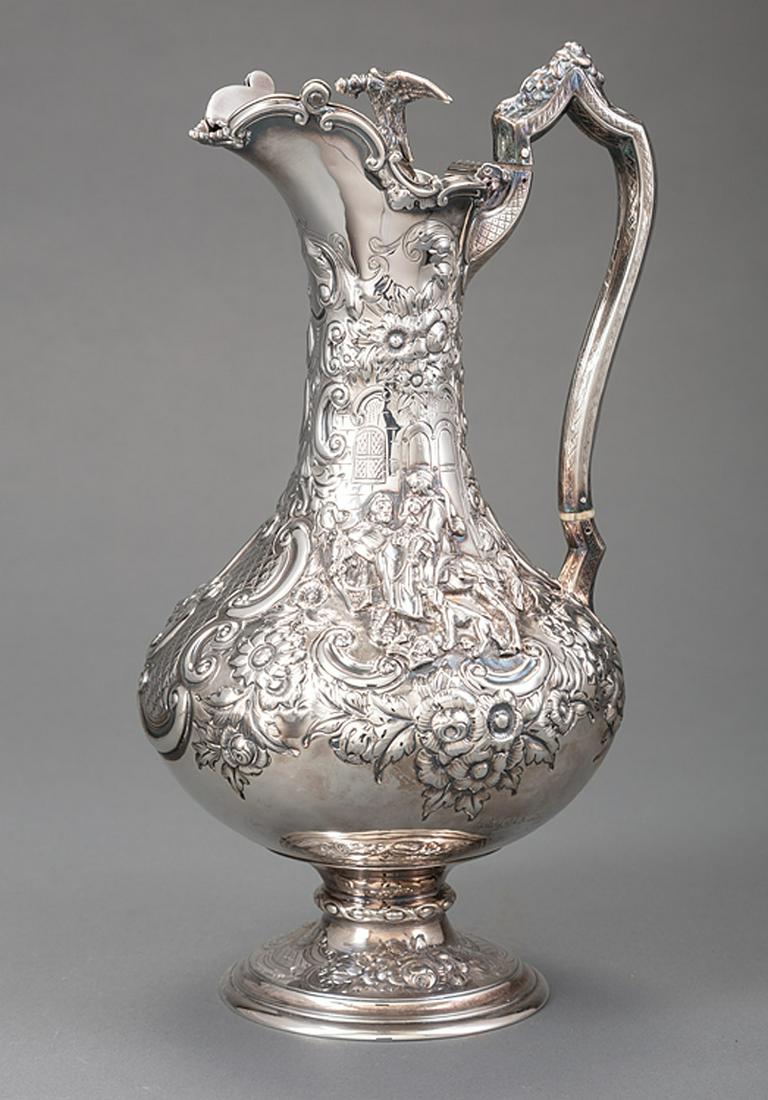 Frederick Ellis Tims & Co. Silverplate Claret Jug (1 of 1)