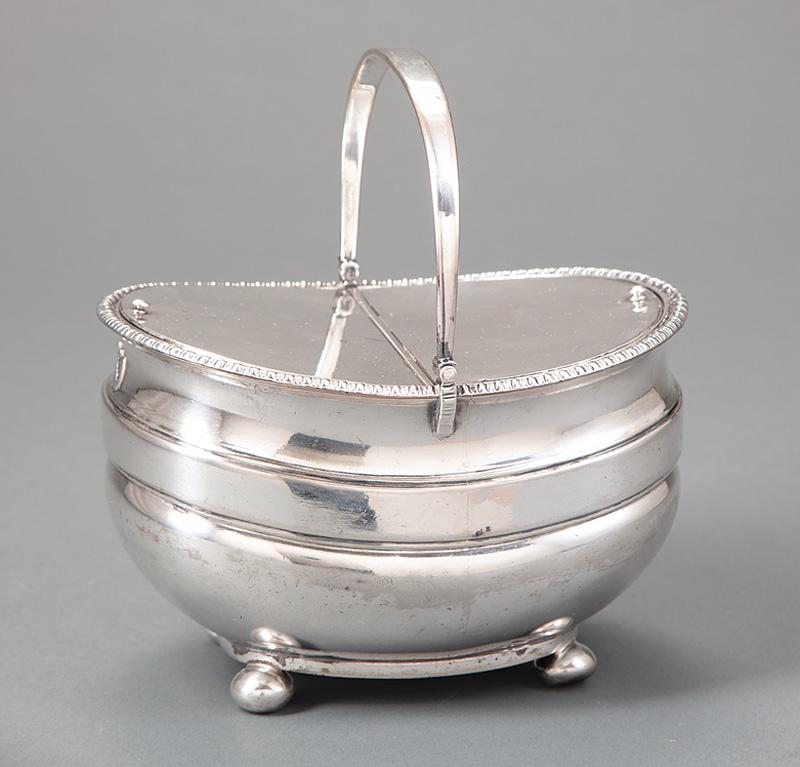 Georgian Sheffield Plate Tea Caddy (1 of 1)