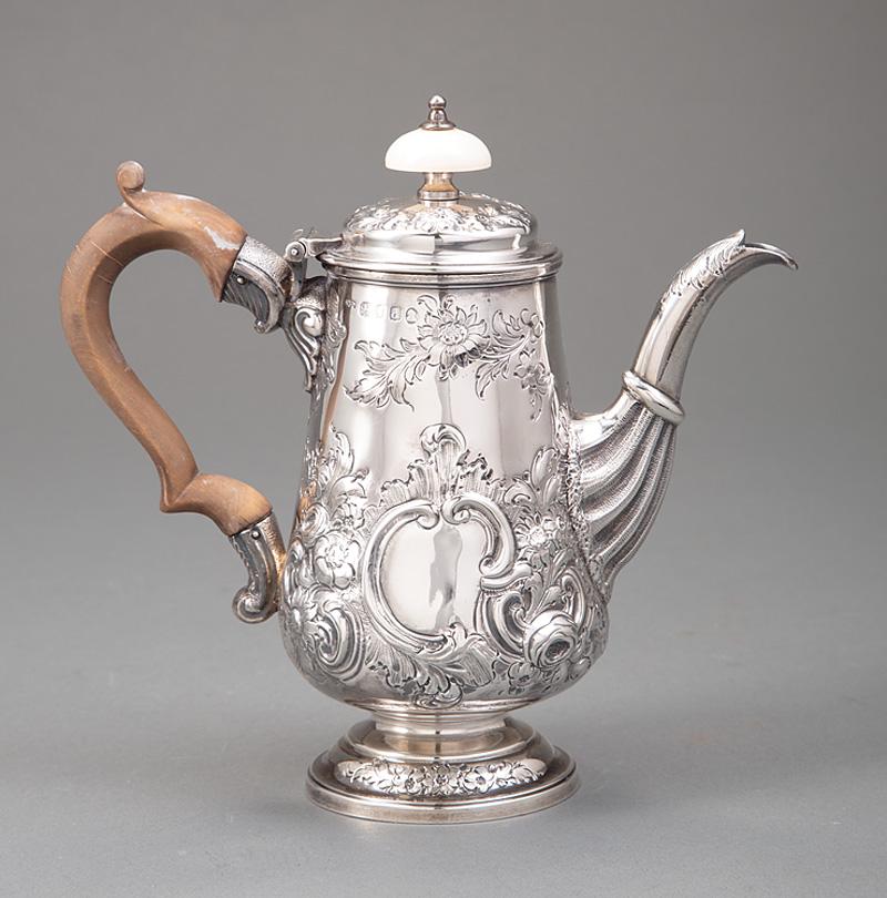 Sterling Silver Coffee Pot, Charles Price (1 of 2)