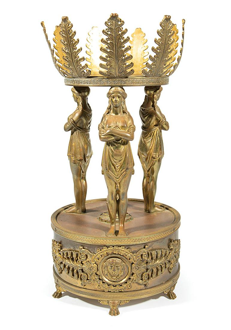 Neoclassical-Style Bronze Centerpiece Base (1 of 2)