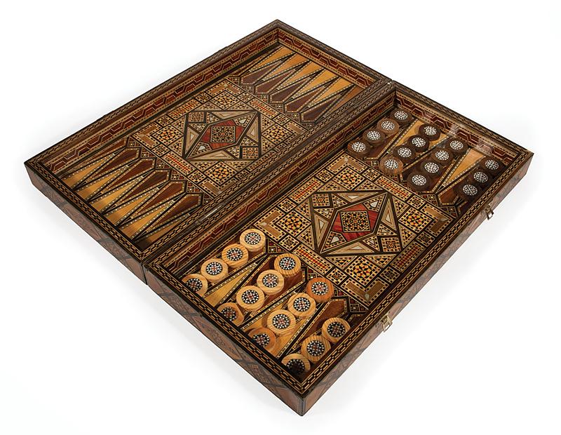 Continental Inlaid Backgammon Set (1 of 3)