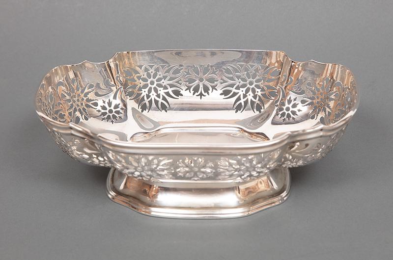 American Sterling Silver Reticulated Footed Bowls (1 of 4)