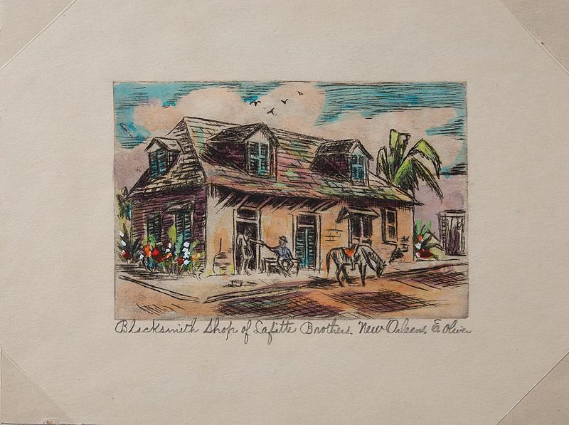 Collection of Five New Orleans Prints (1 of 4)