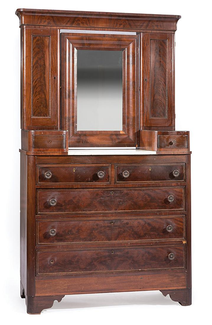 American Classical Mahognay Wig Dresser (1 of 3)