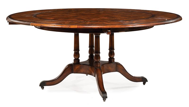 Regency-Style Mahogany Extension Dining Table (1 of 7)