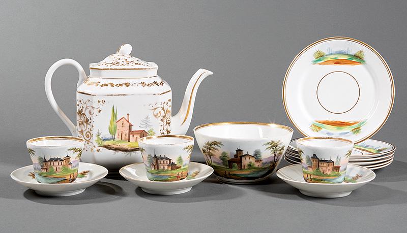 Partial Paris Porcelain Tea Service (1 of 1)