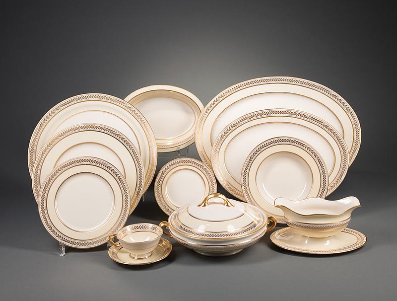 Lenox "Malmaison Ivory" Porcelain Dinner Service (1 of 2)