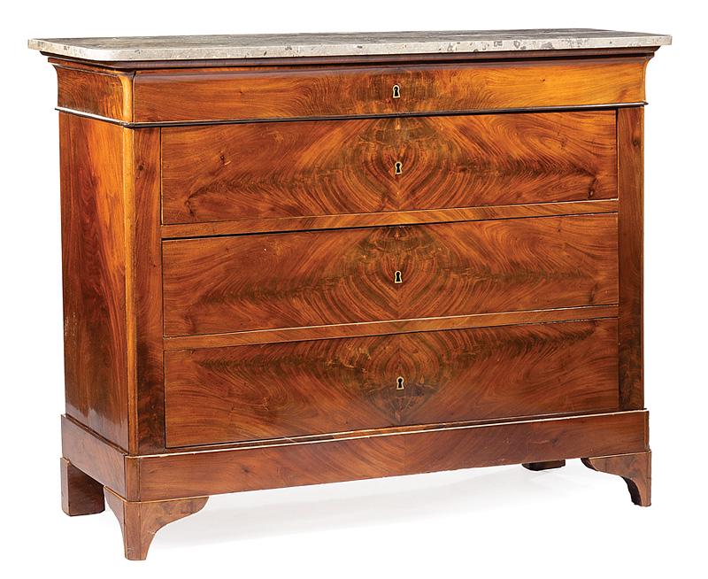Louis Philippe Mahogany Commode (1 of 5)