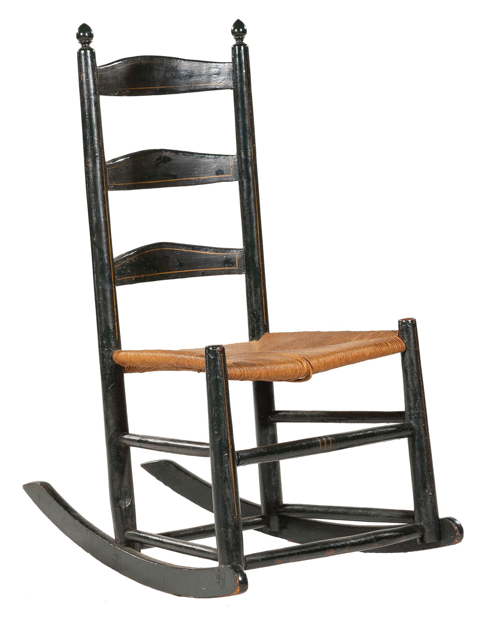 Southern Painted LadderBack Rocker Jun 03, 2021 Neal Auction