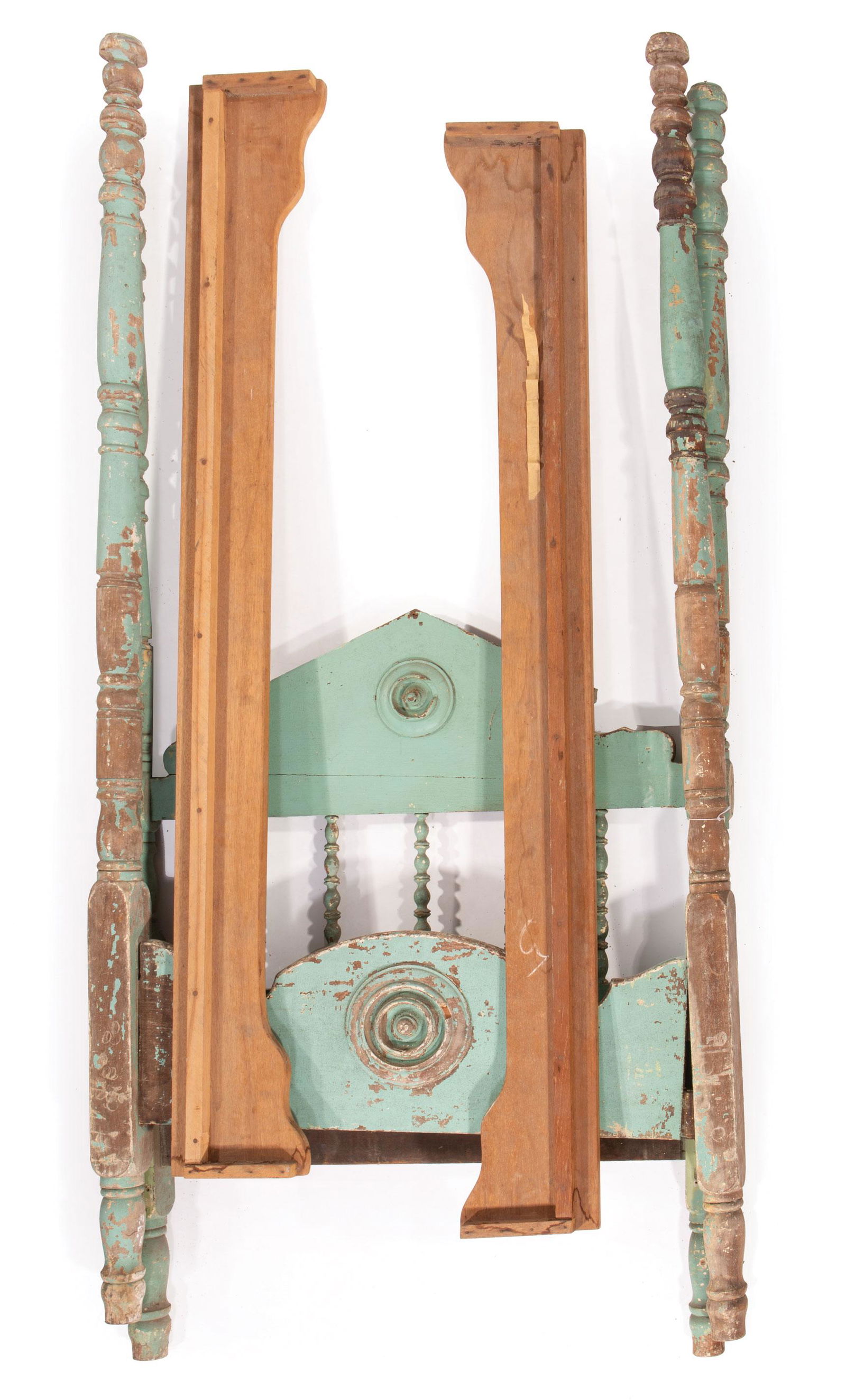 American Carved Cypress Four Poster Bed (1 of 1)