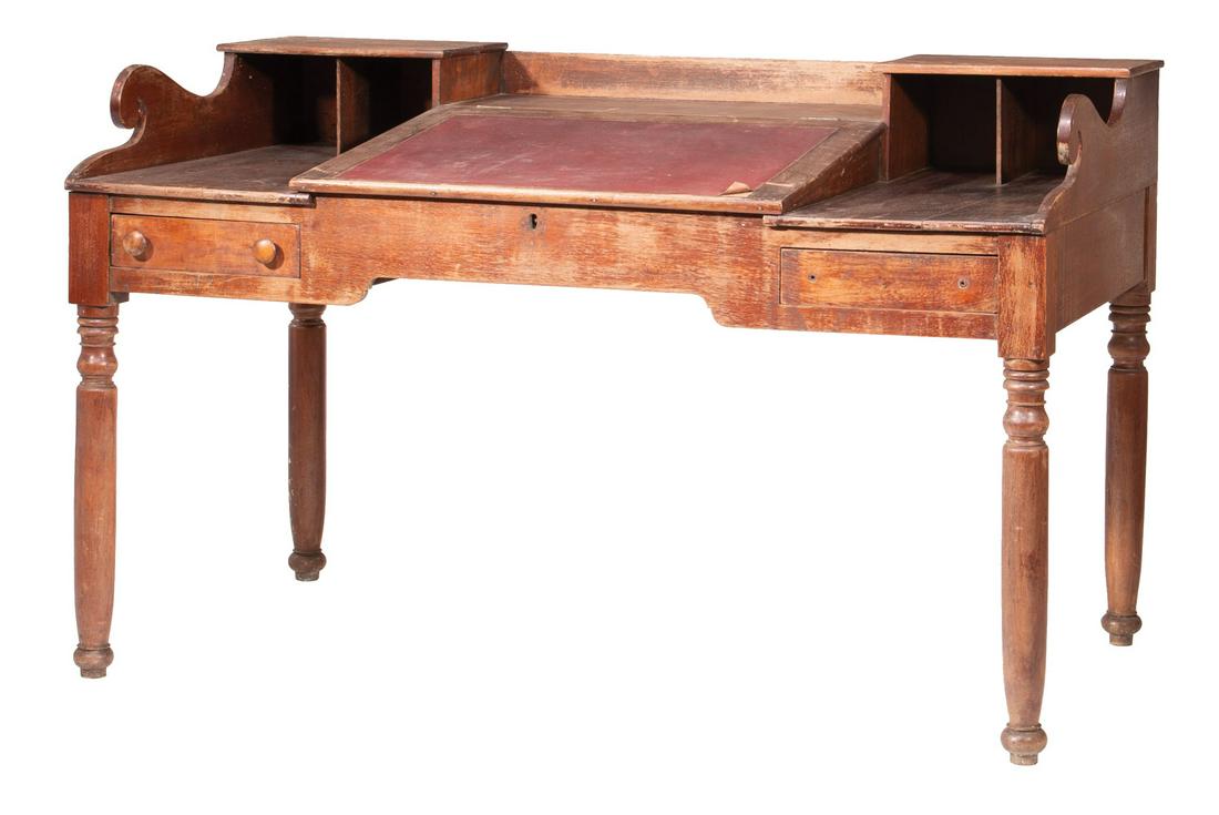 Southern Walnut Accounting Desk (1 of 2)