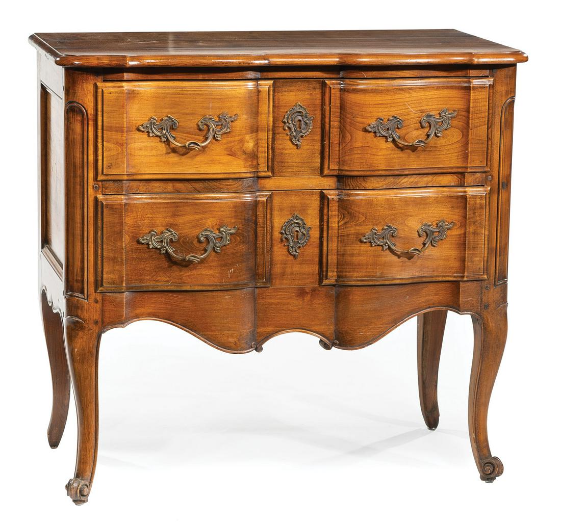 Provincial Carved Fruitwood Commode (1 of 3)