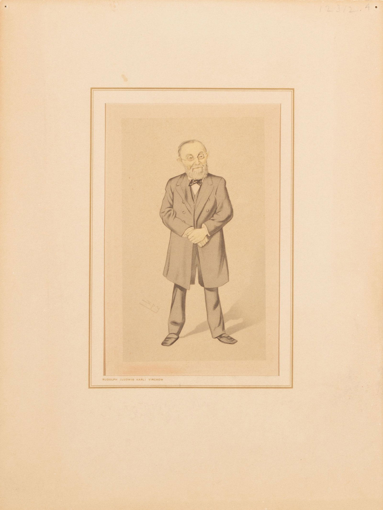 Four Caricature Lithographs (1 of 4)