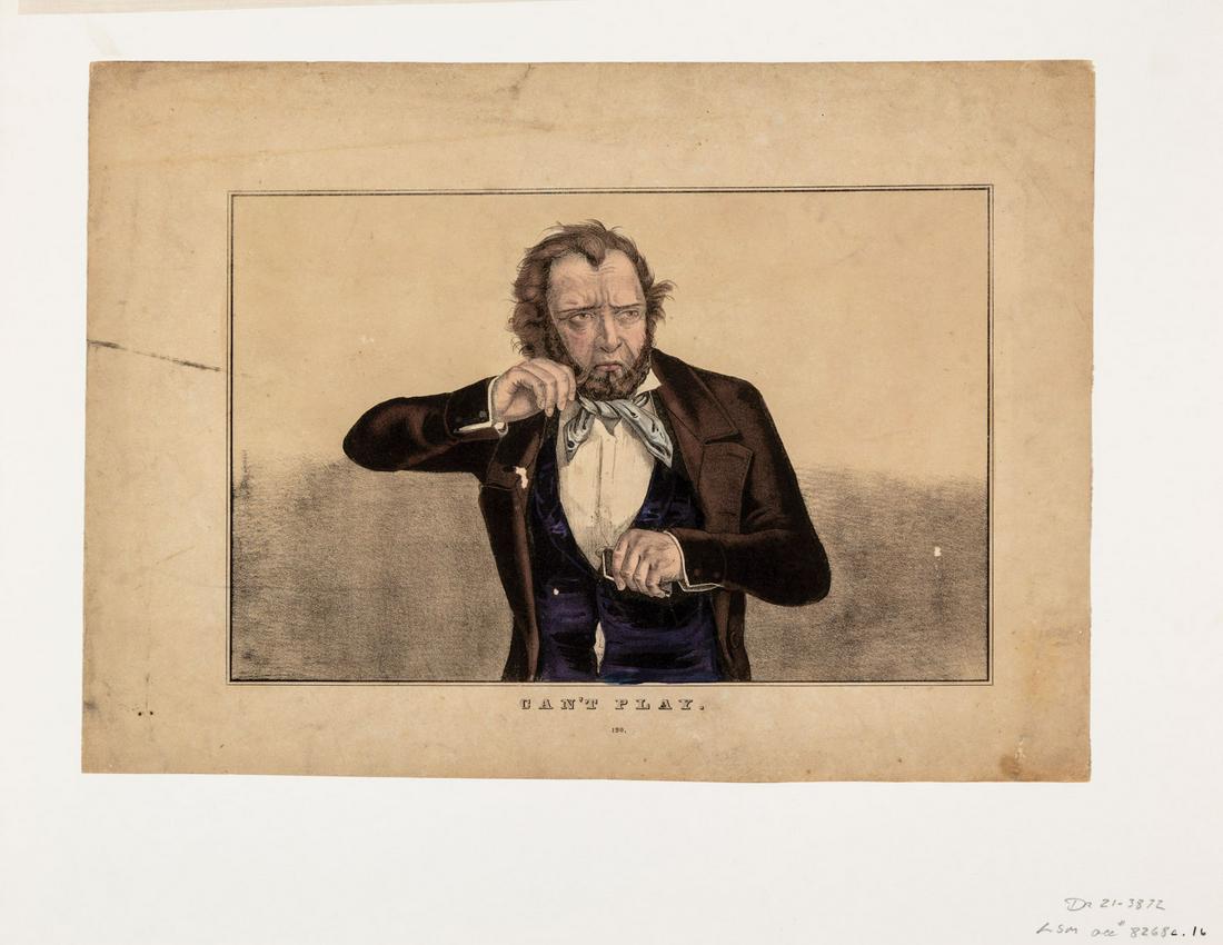 Four Hand-Colored Lithographs (1 of 4)