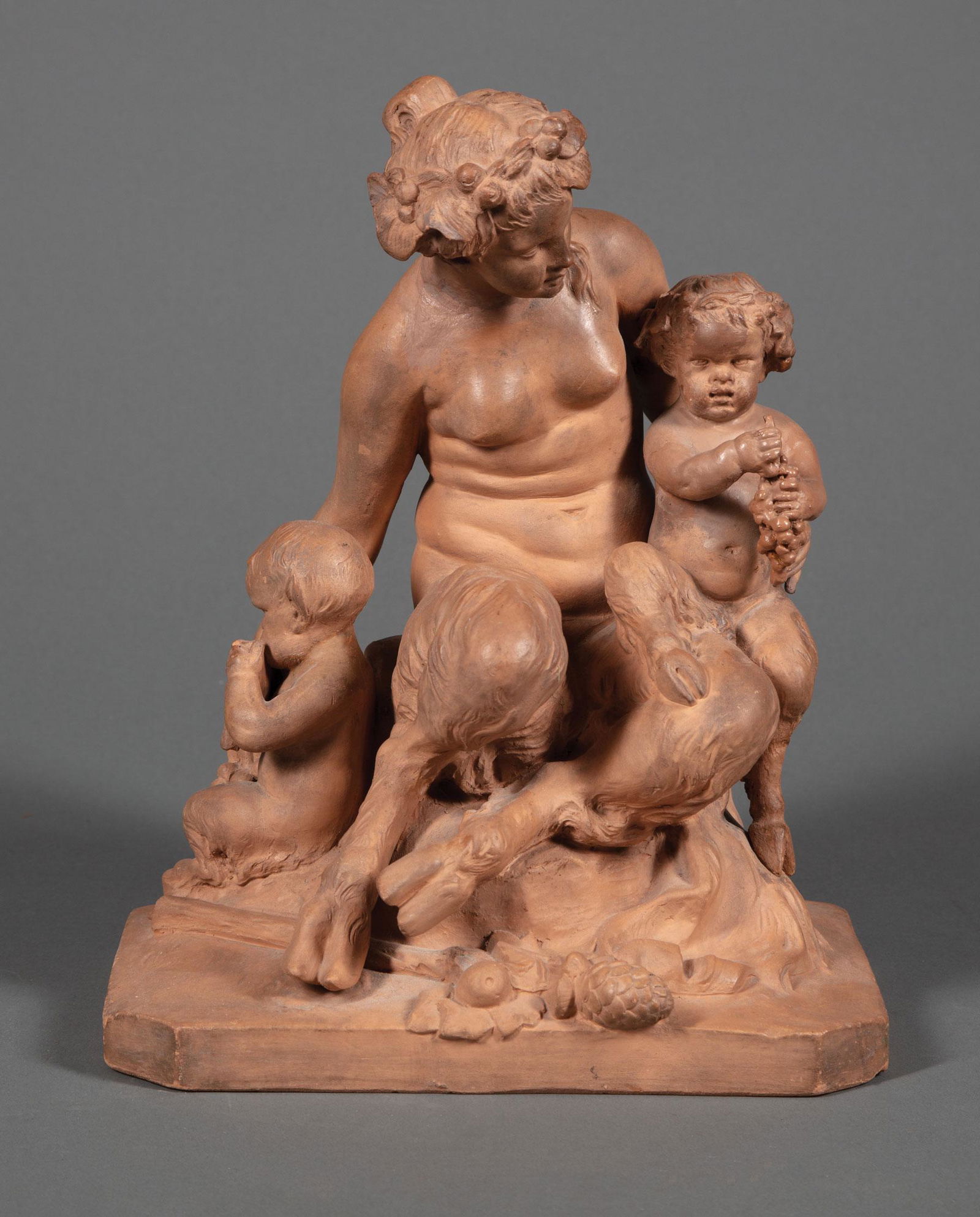French Terracotta Figural Group (1 of 4)