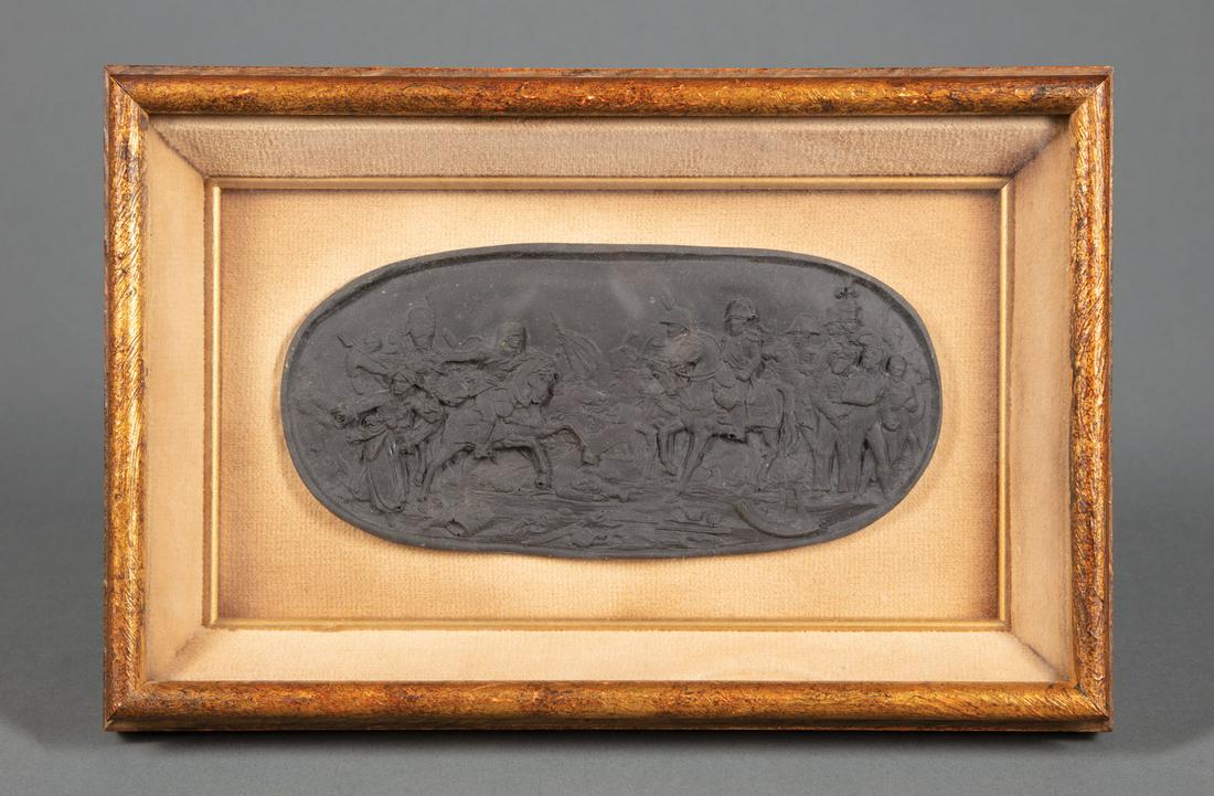 Black Basalt Stoneware Plaque (1 of 1)