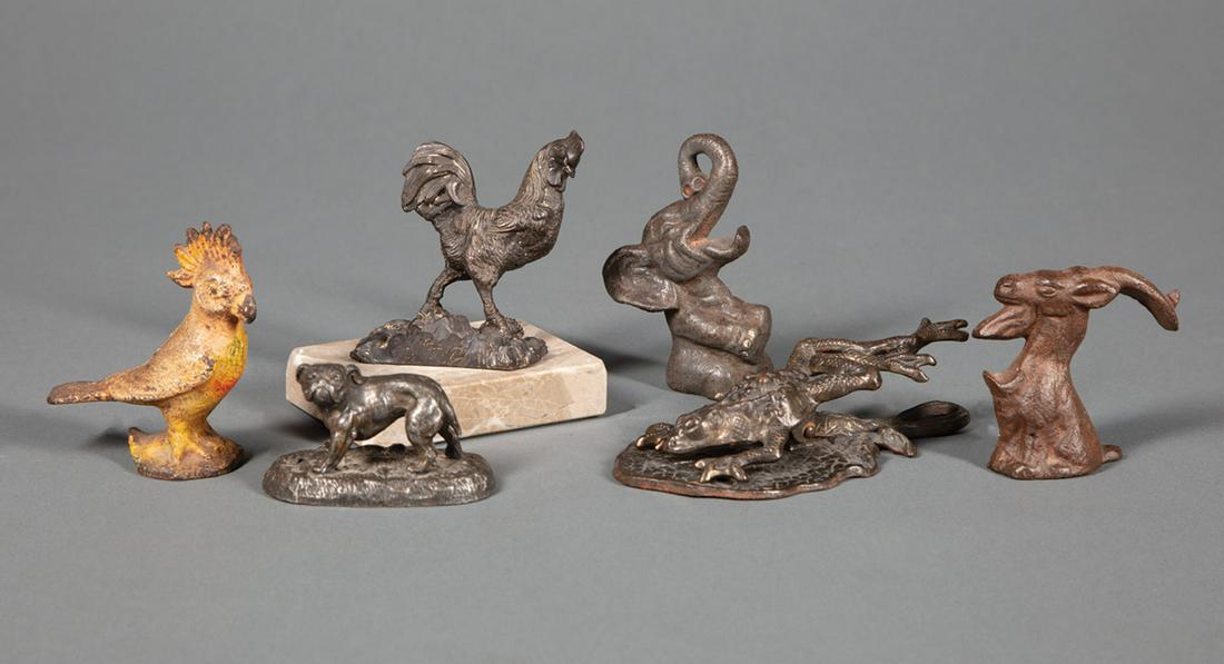 Cast Iron and Bronze Animal Figures (1 of 2)