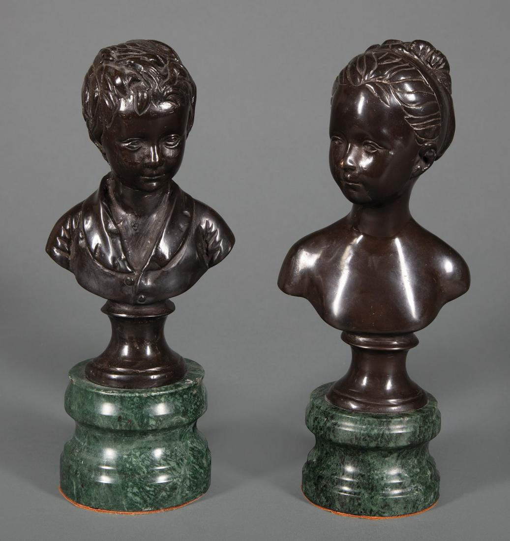 Patinated Bronze Portrait Busts (1 of 1)