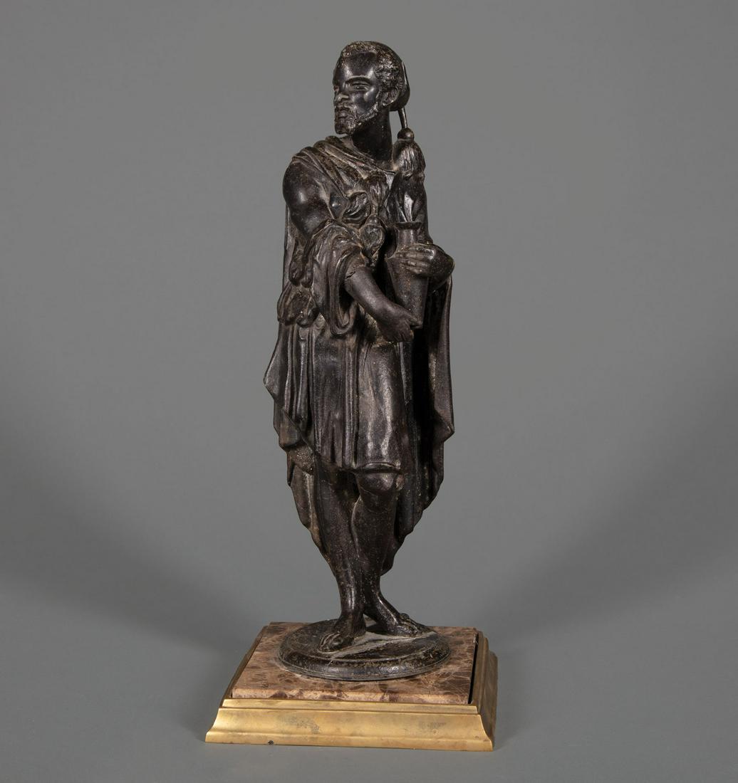 Continental Patinated Metal Figure (1 of 2)