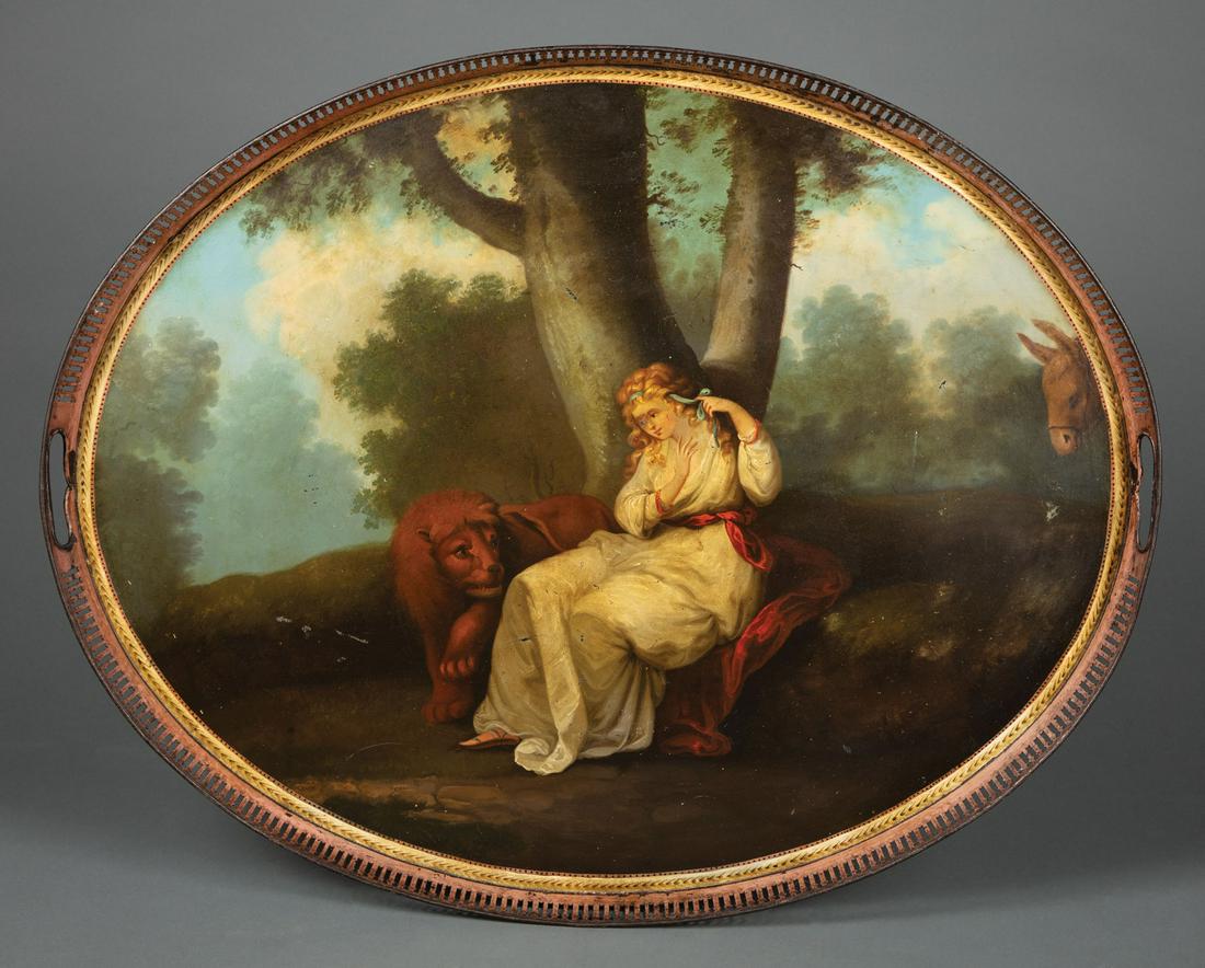 Continental Tole Peinte Tray (1 of 1)