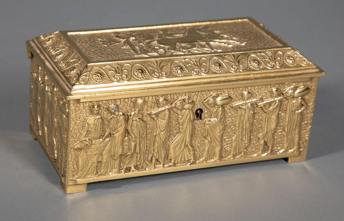 Continental Brass Trinket Box (1 of 3)