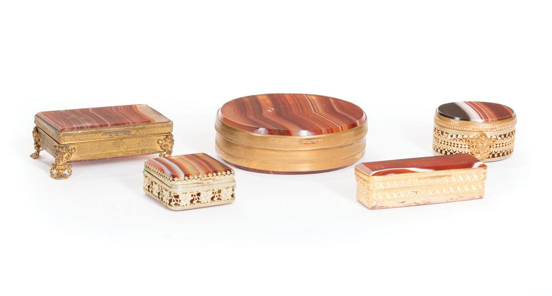 Five Agate Boxes (1 of 1)