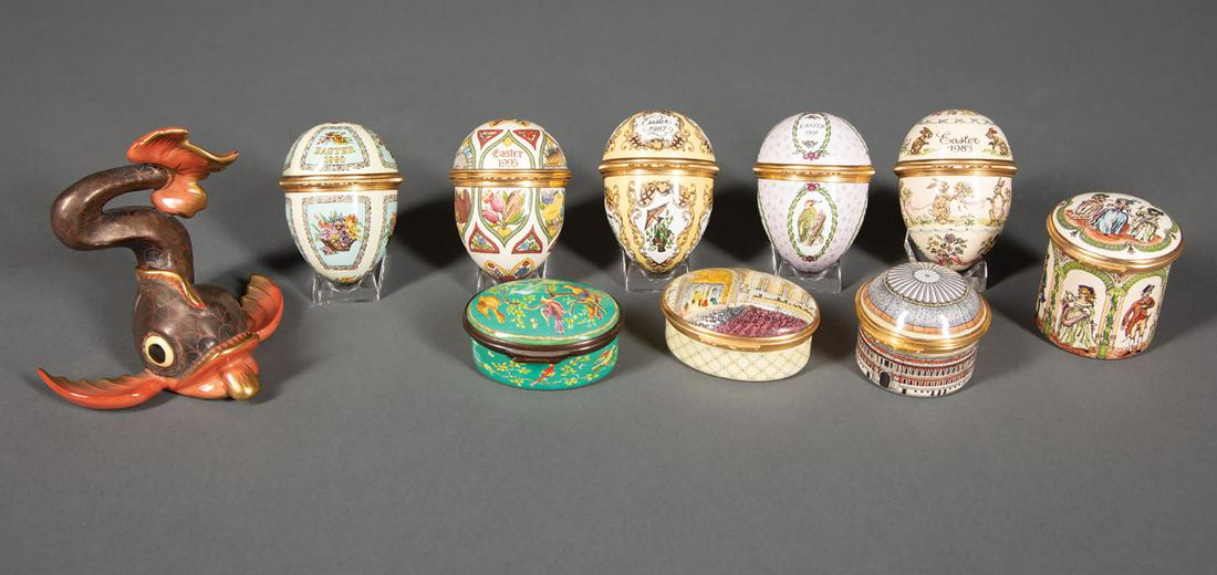 Bilston & Battersea Brass-Mounted Boxes (1 of 3)