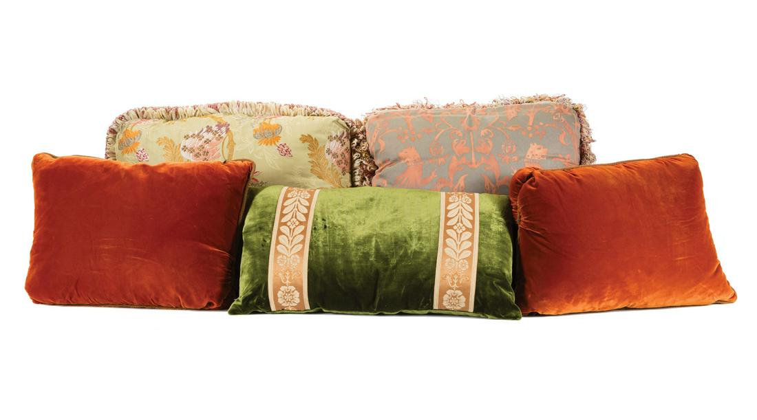 Group of Five Decorative Pillows (1 of 1)