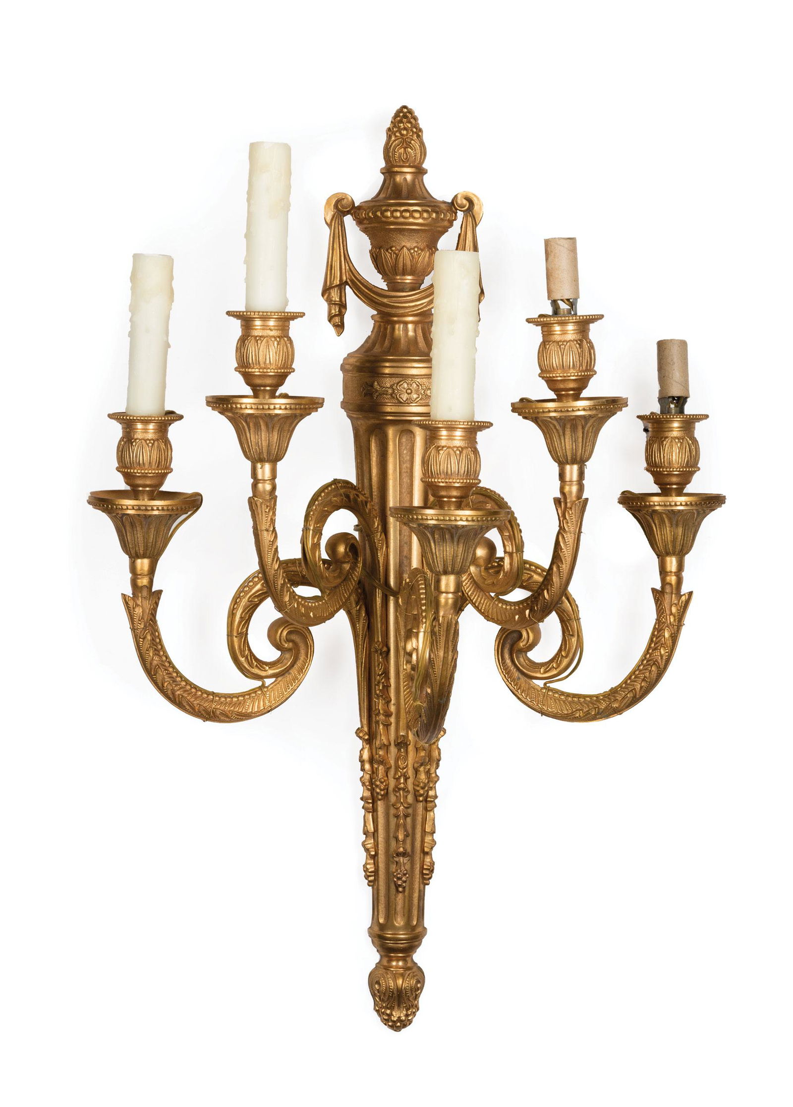 Gilt Bronze Five-Light Sconce (1 of 1)