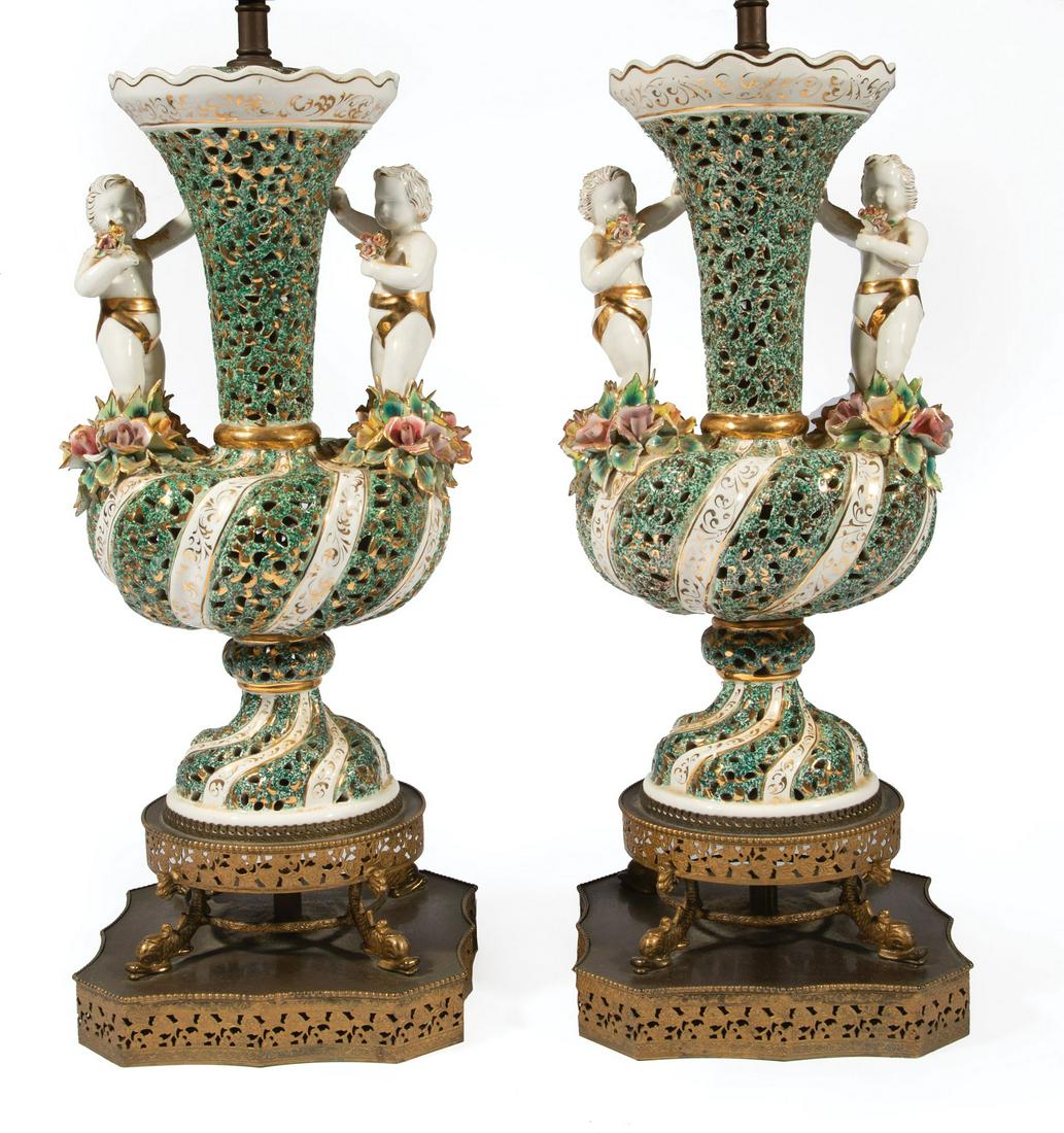Porcelain and Metal Lamps (1 of 1)