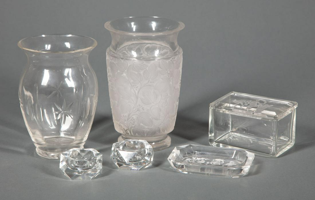 Group of Glass Table Articles (1 of 3)