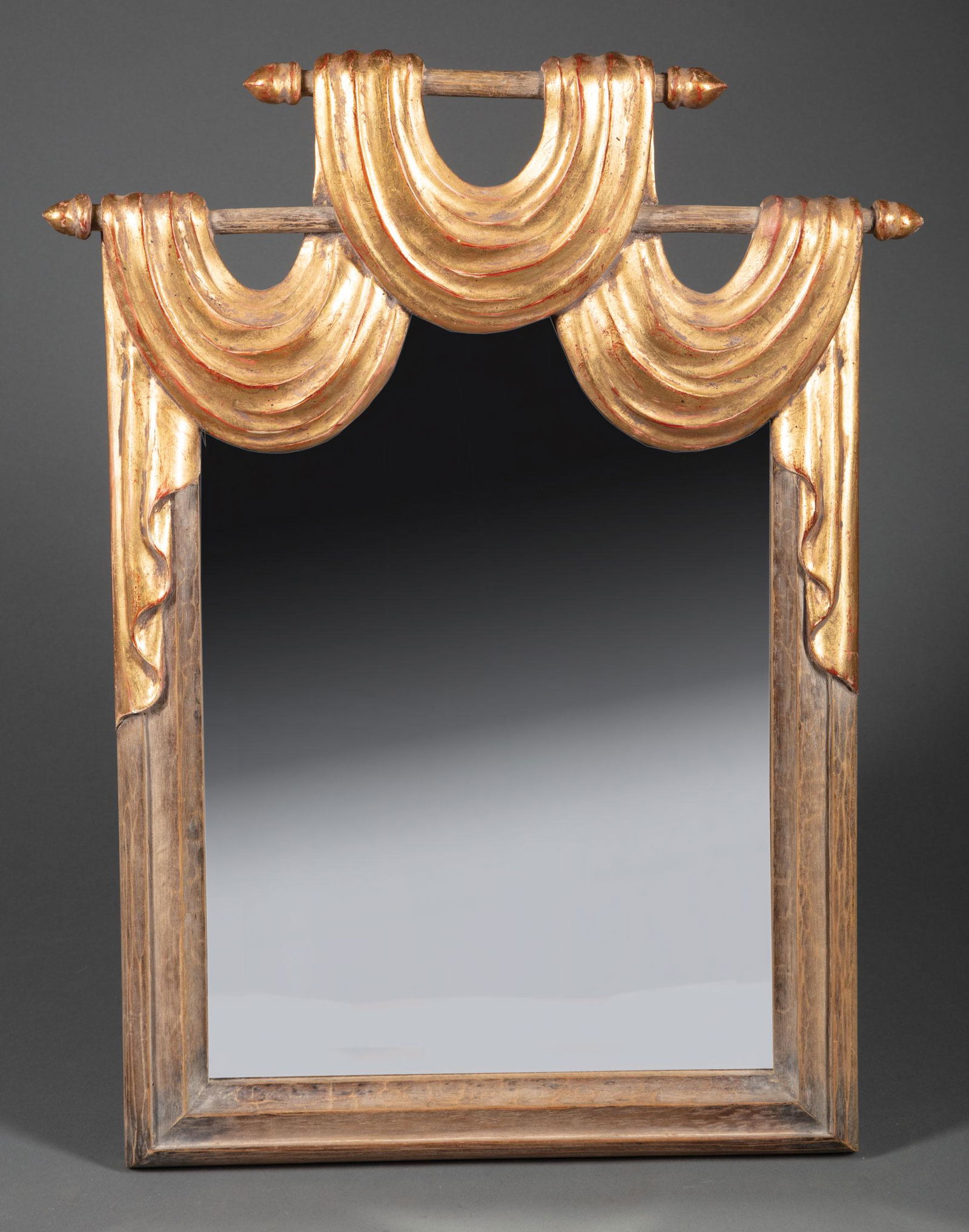 Continental Cerused, Gilded Wood Mirror (1 of 1)