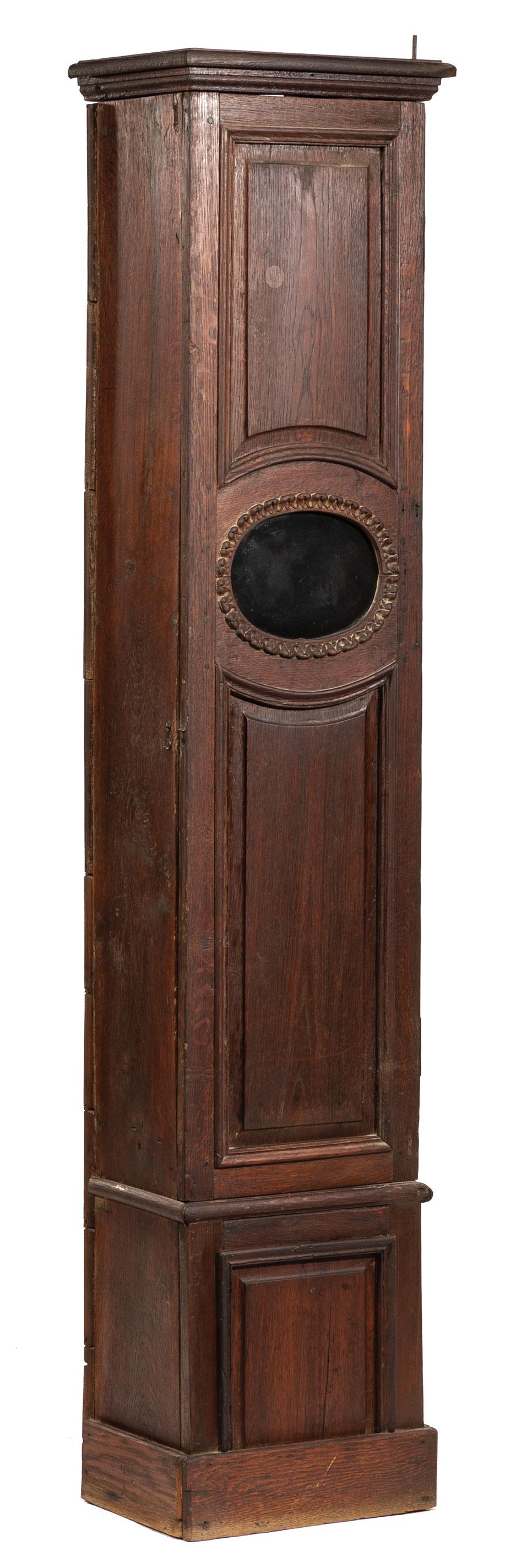 French Carved Walnut Tall Clock Case (1 of 2)