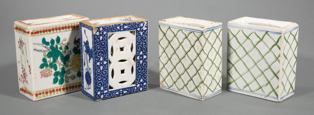 Four Chinese Porcelain Pillows (1 of 2)