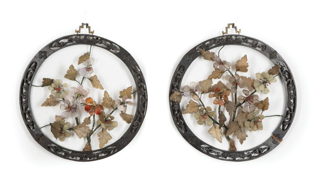 Chinese Stone and Wood Wall Hangings (1 of 1)