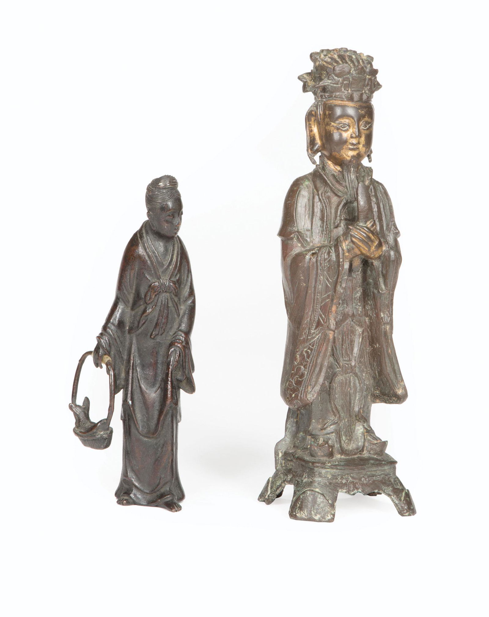 Two Antique Asian Bronze Figures (1 of 2)