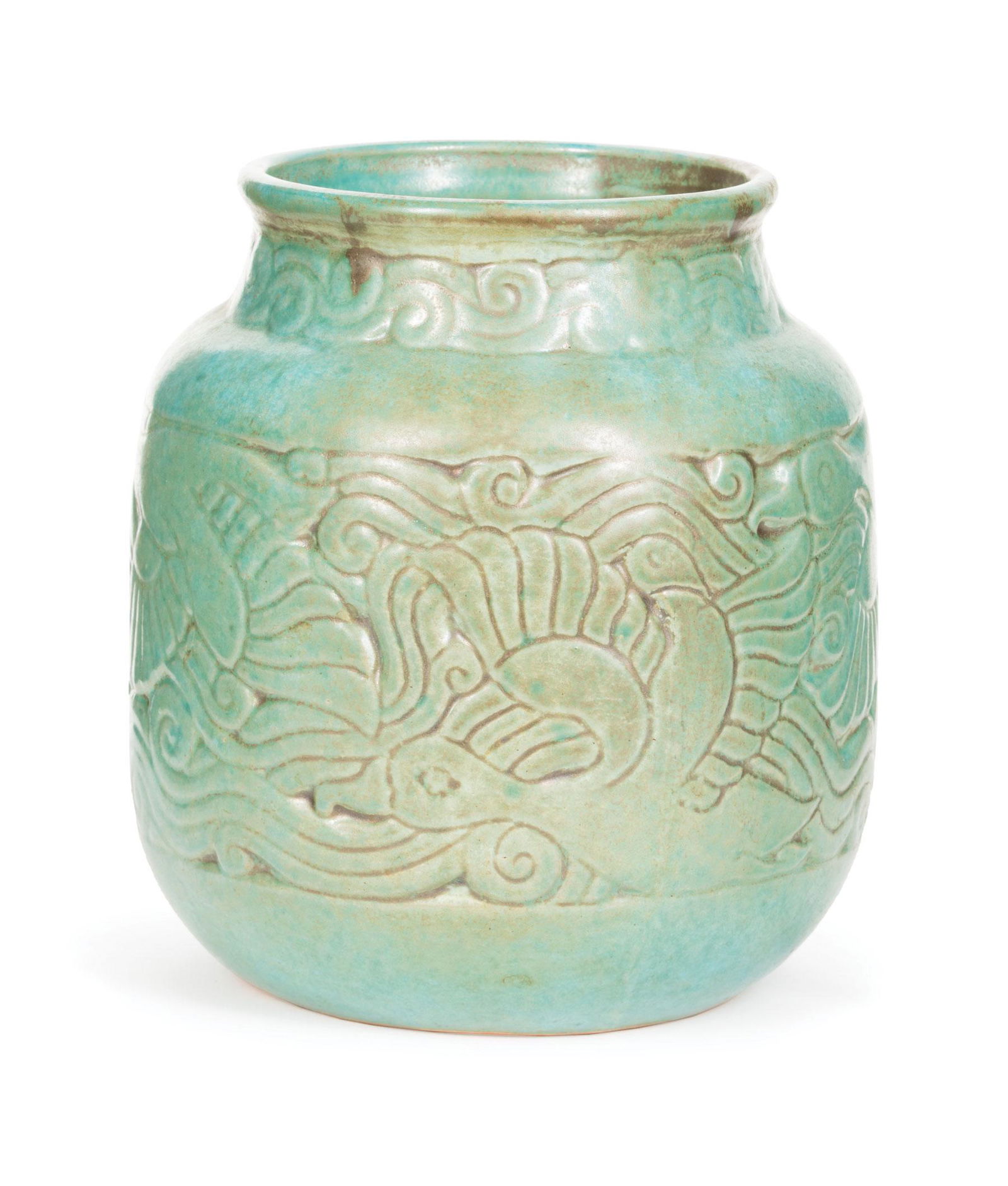 Shearwater Art Pottery "Duck" Vase (1 of 4)