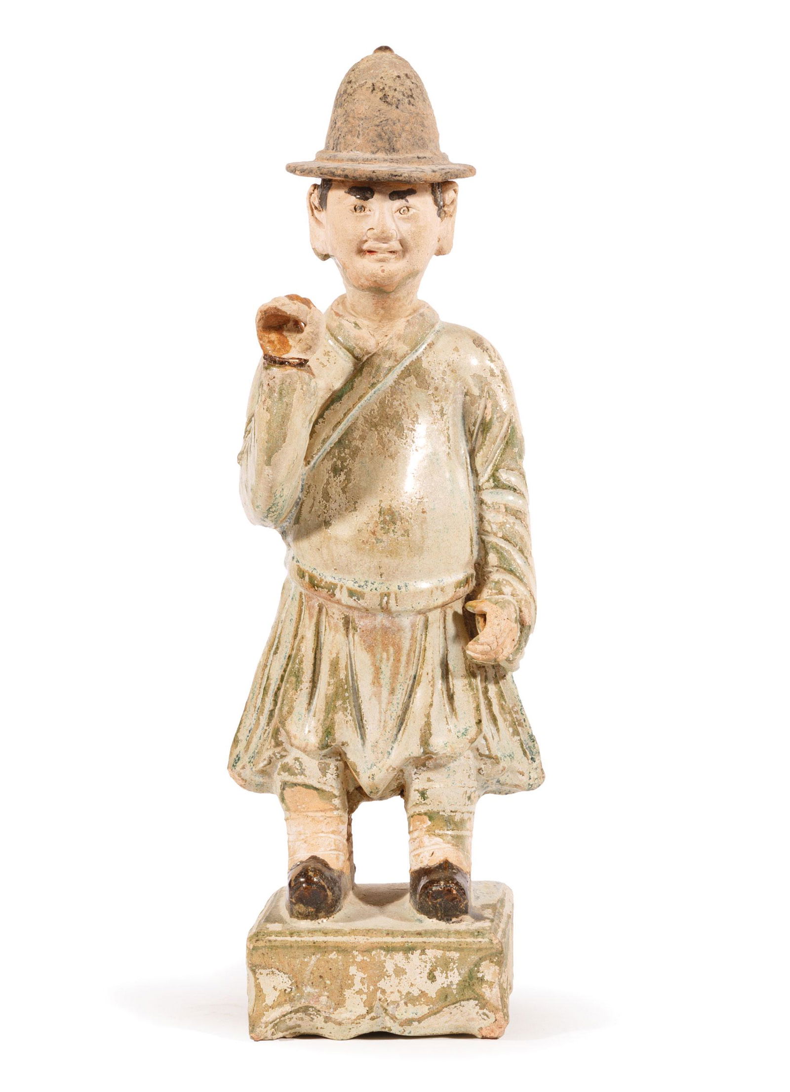 Chinese Glazed Pottery "Foreigner" (1 of 2)