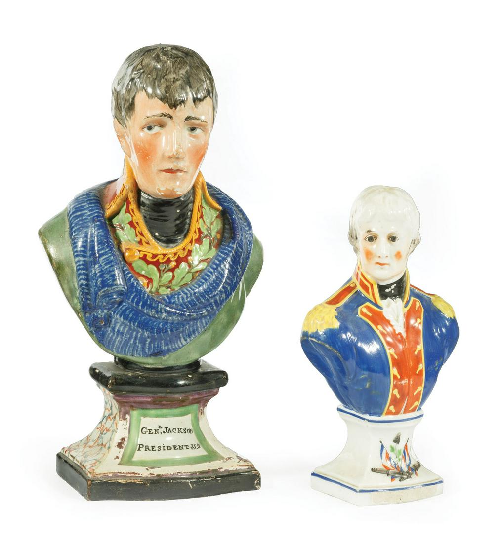 Staffordshire Bust of Andrew Jackson (1 of 4)