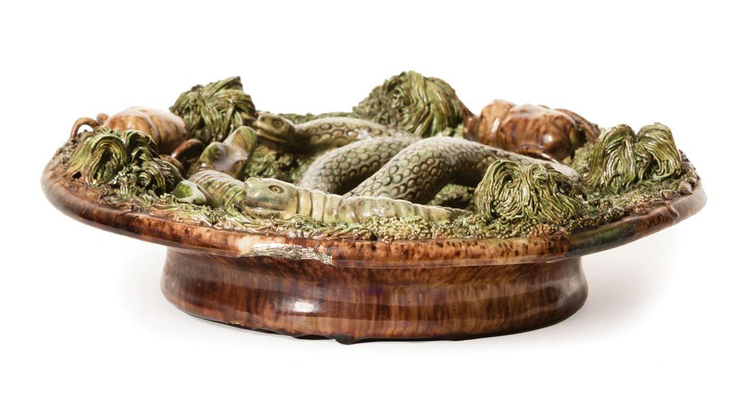 Palissy Faience Trompe l'Oeil Dish (1 of 5)