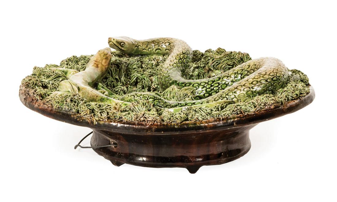 Palissy Faience Trompe l'Oeil Dish (1 of 5)