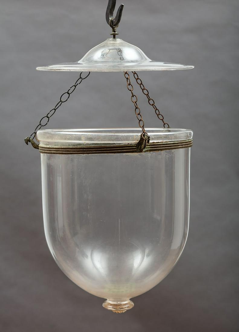 Two Georgian Brass and Glass Hall Lanterns (1 of 2)