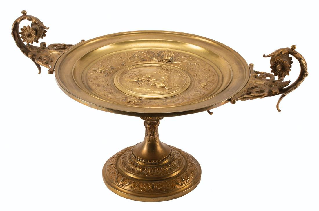 French Neoclassical-Style Bronze Tazza (1 of 4)