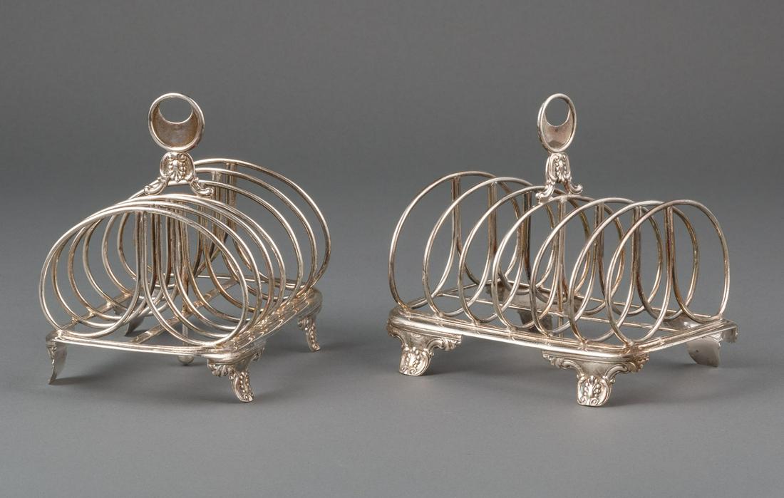 Charles Fox II Sterling Silver Toast Racks (1 of 3)