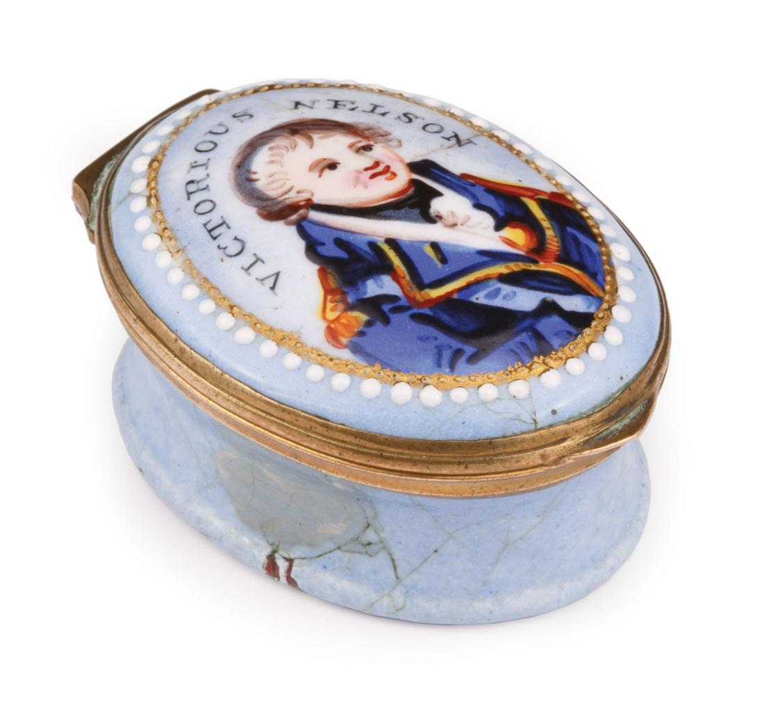 Georgian Bilston-Battersea Enamel Patch Box (1 of 3)