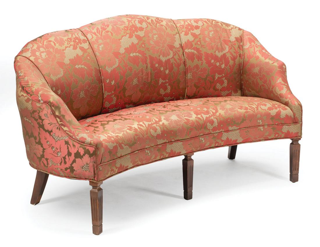 Regency-Style Mahogany Settee (1 of 3)