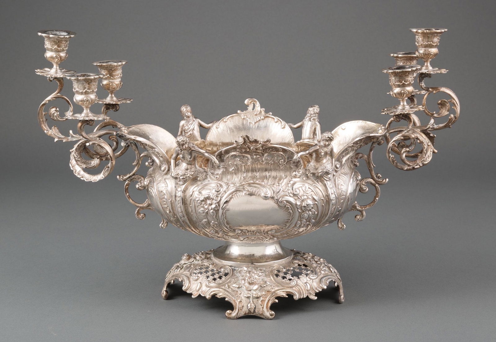 Continental Silver Centerbowl/Candelabrum (1 of 2)